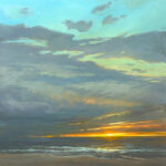 Sara Linda Poly "A New Day" 20 x 20, oil on linen, SOLD SOLD